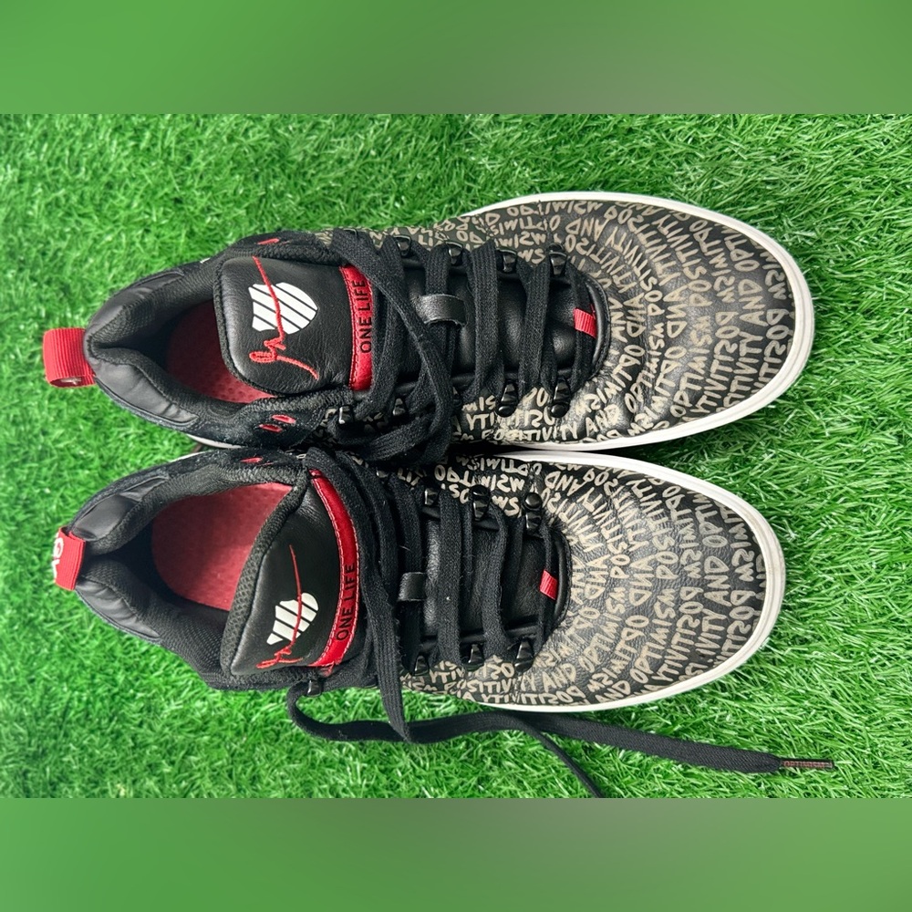Gary Vee‎ K-Swiss 004 Low Shoes Positivity & Optimism Black 06345-037-M Size 11